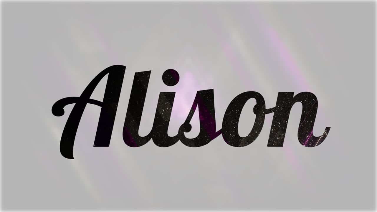 Alison nombre